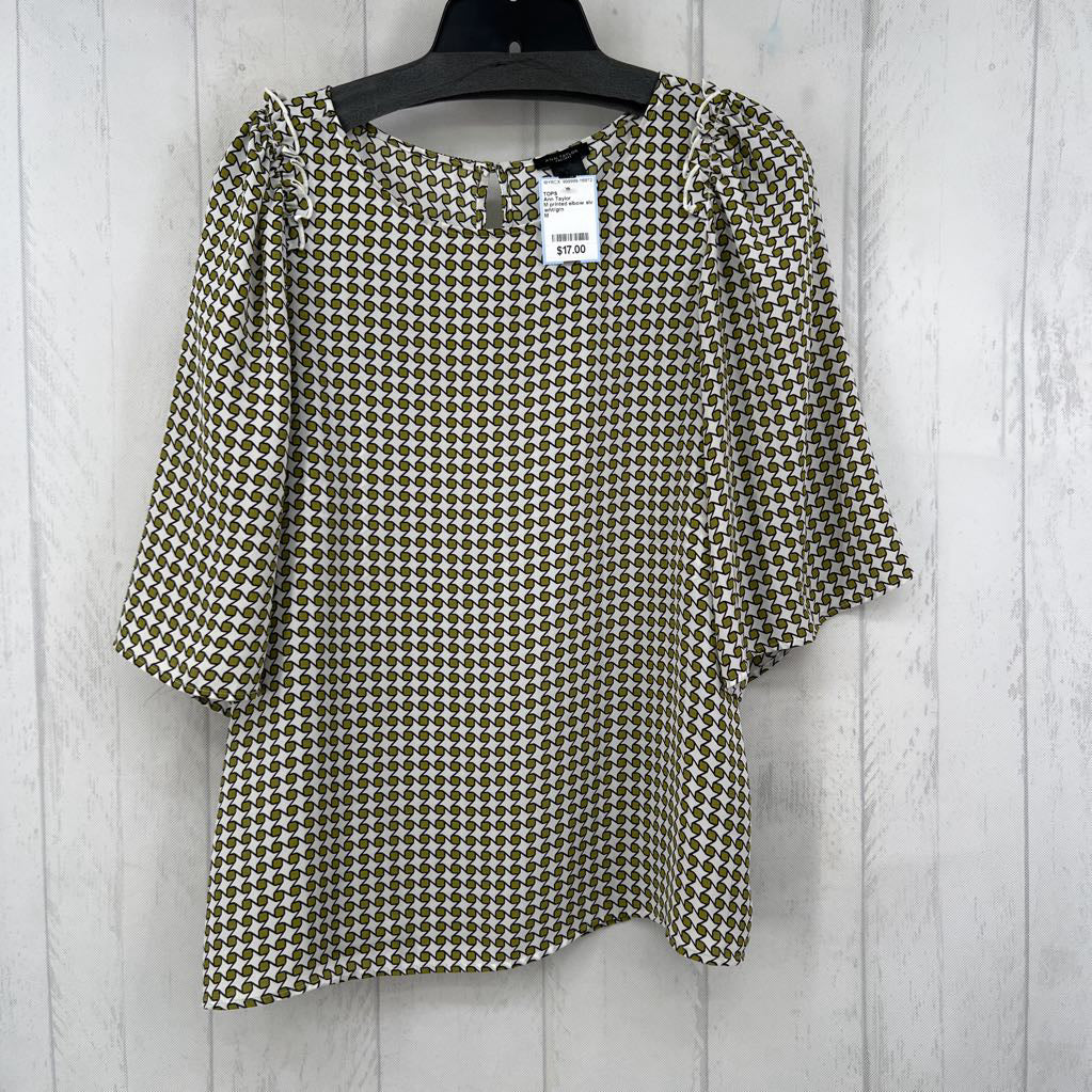 M printed elbow slv top