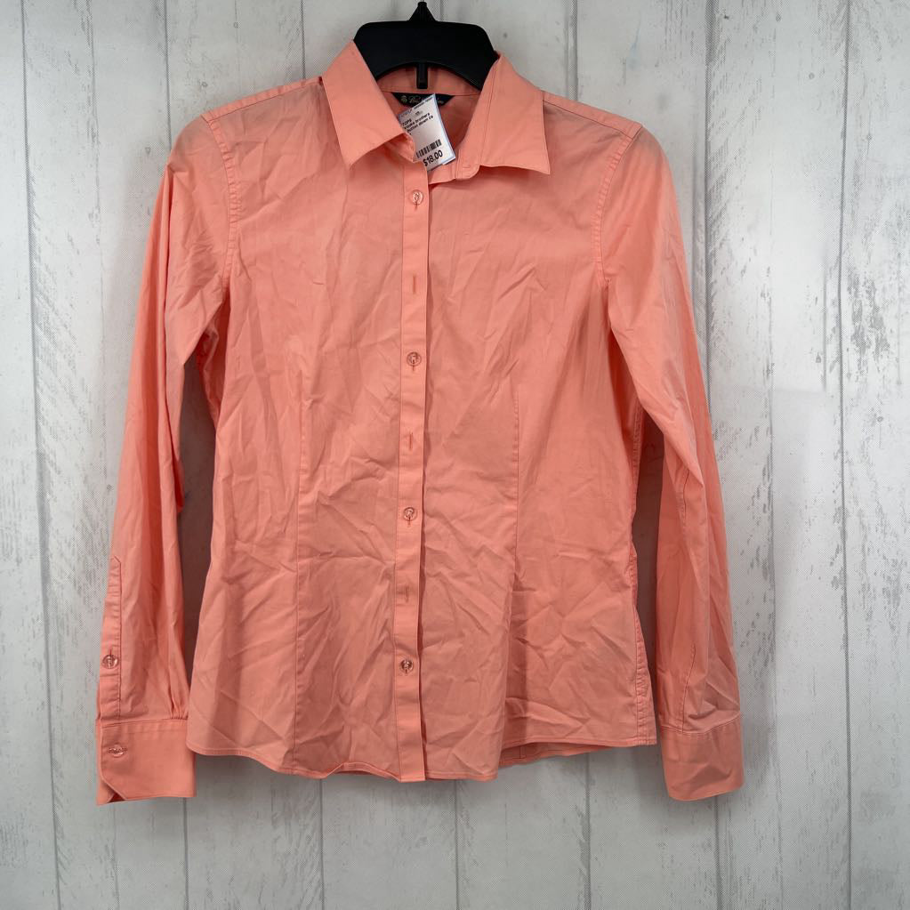 6 button down l/s top