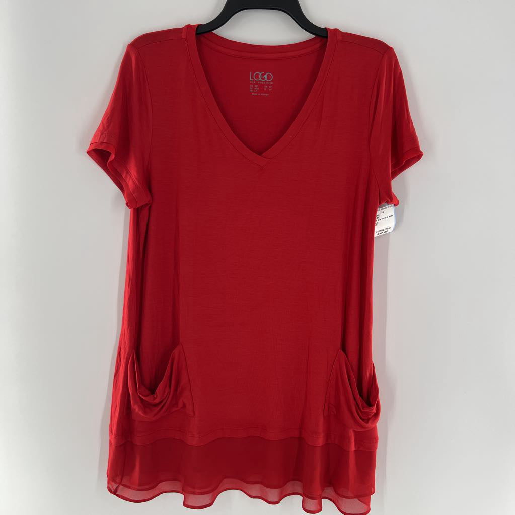 MP s/s v-neck side pocket tunic