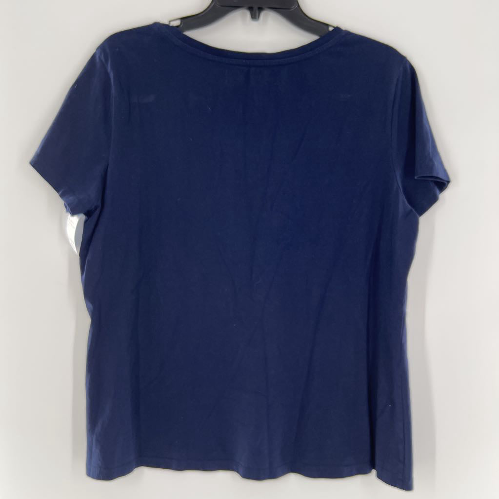 XL s/s scoop neck top