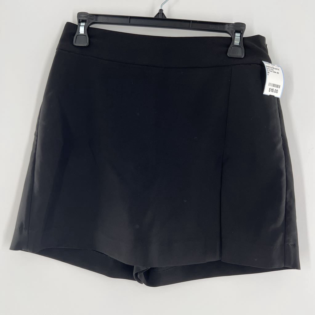 S front side slit skort