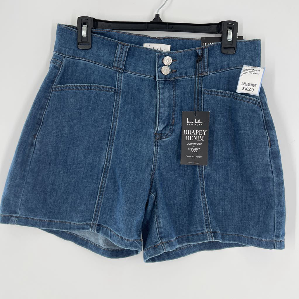8 high rise shorts
