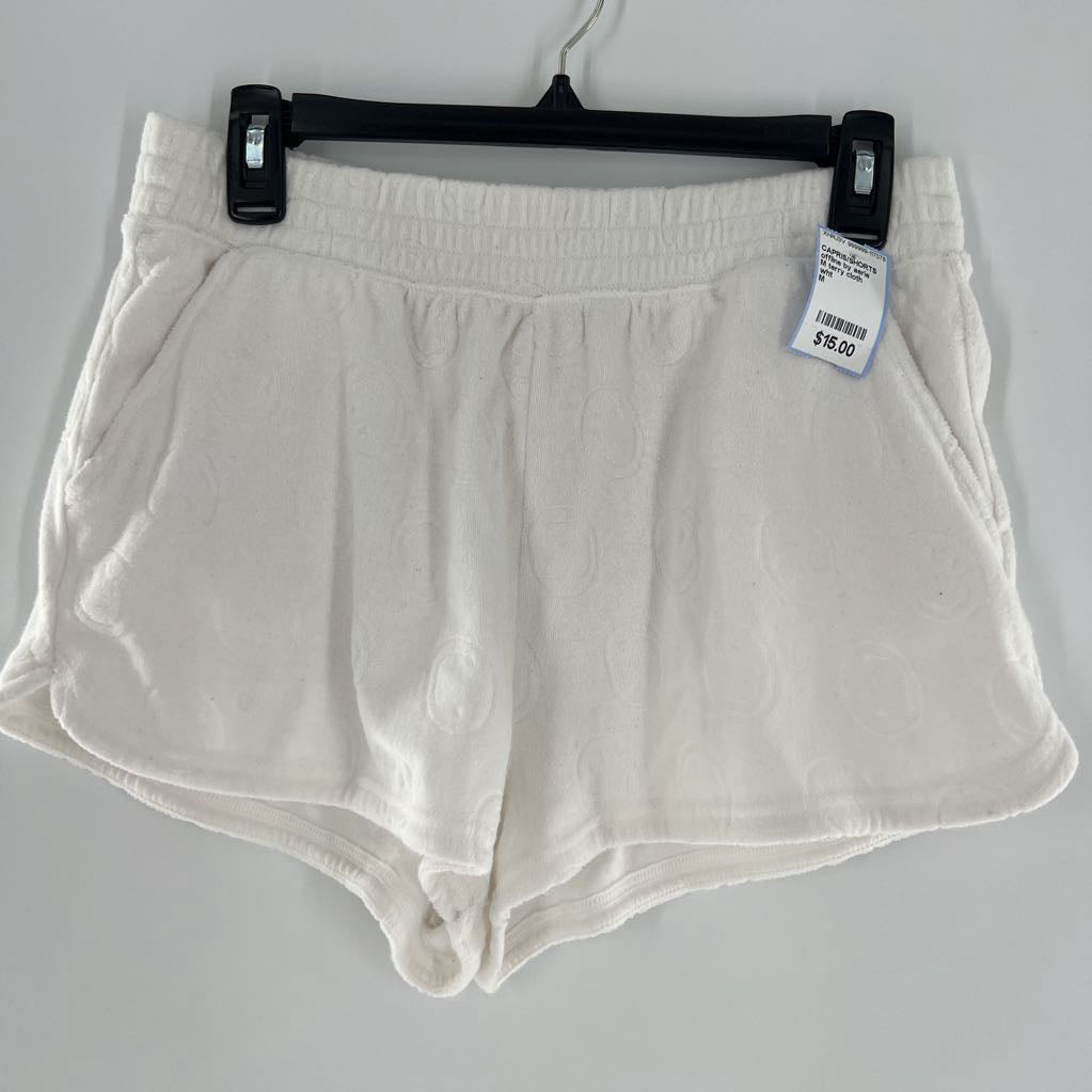 M terry cloth smiley shorts
