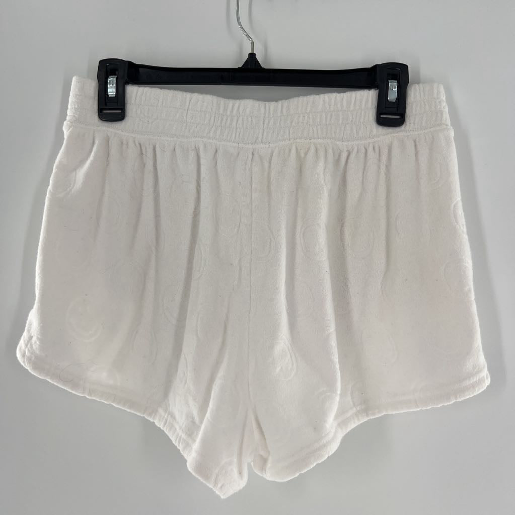 M terry cloth smiley shorts