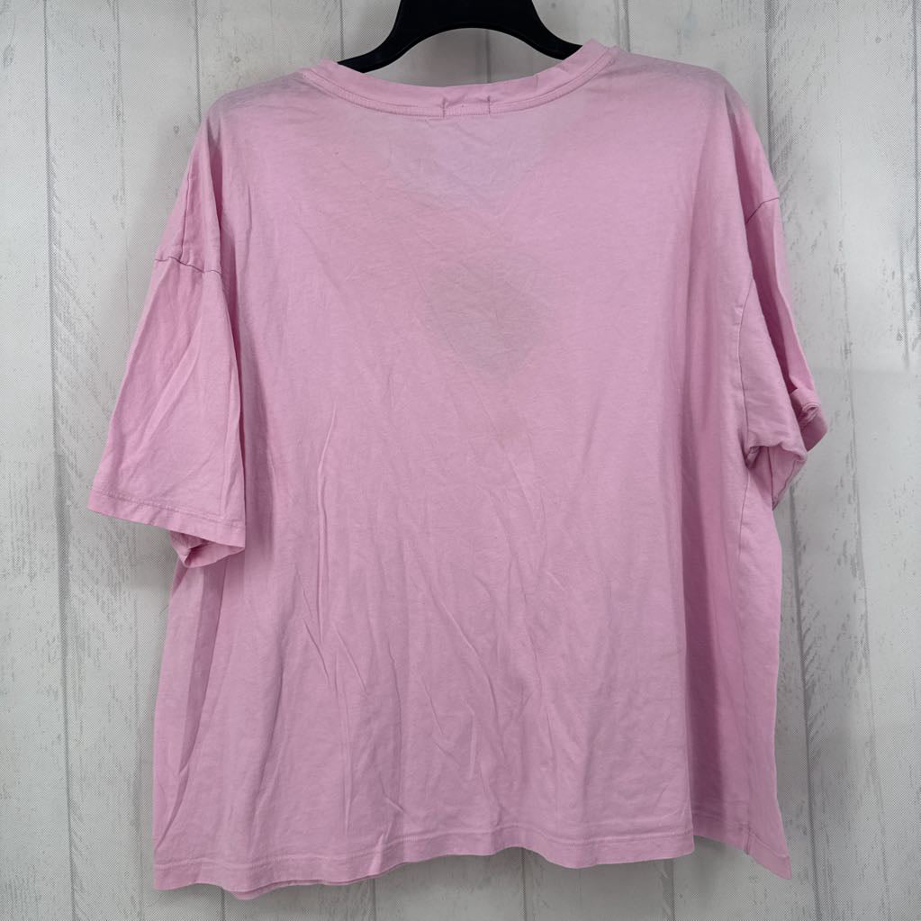 XL heart cutout s/s tee