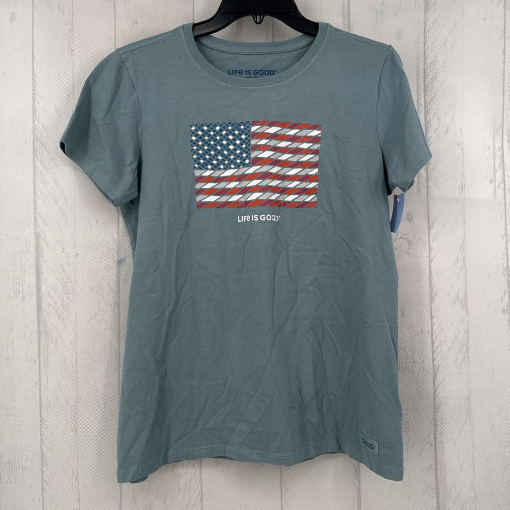 M graphic s/s tee-american flag