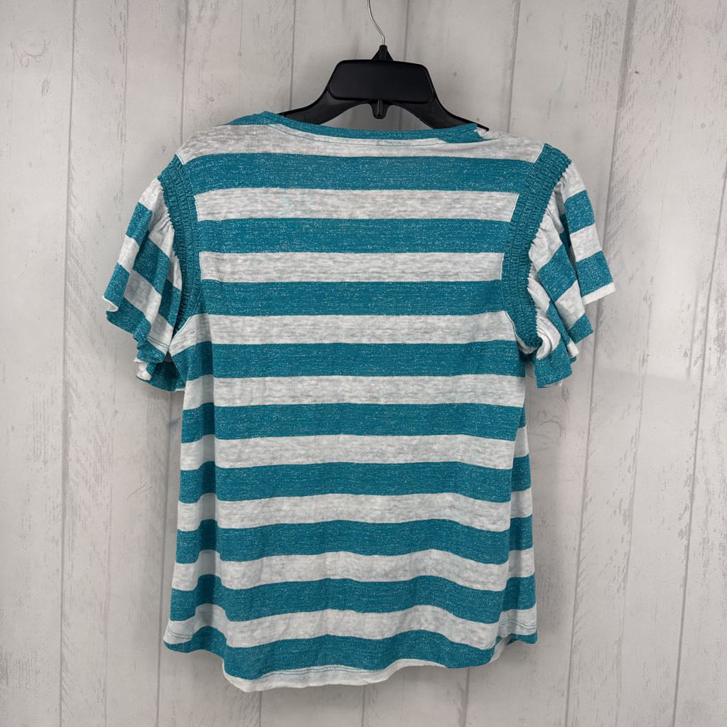 M striped flutter s/s tee