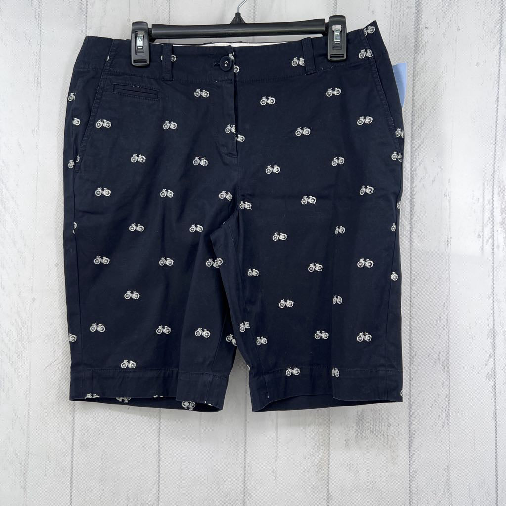 10 embroidered bicycles twill shorts