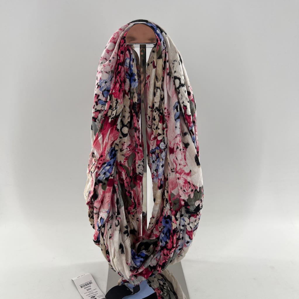 R48 O/S floral infinity scarf