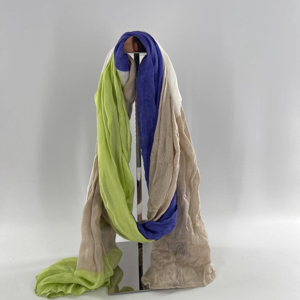 colorblock oversized scarf