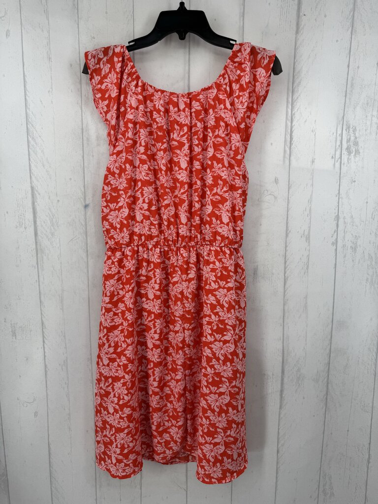 Lp flo print cap slv dress