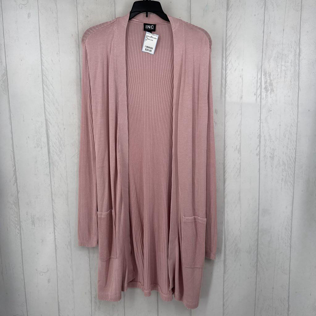 L ribbed cardi