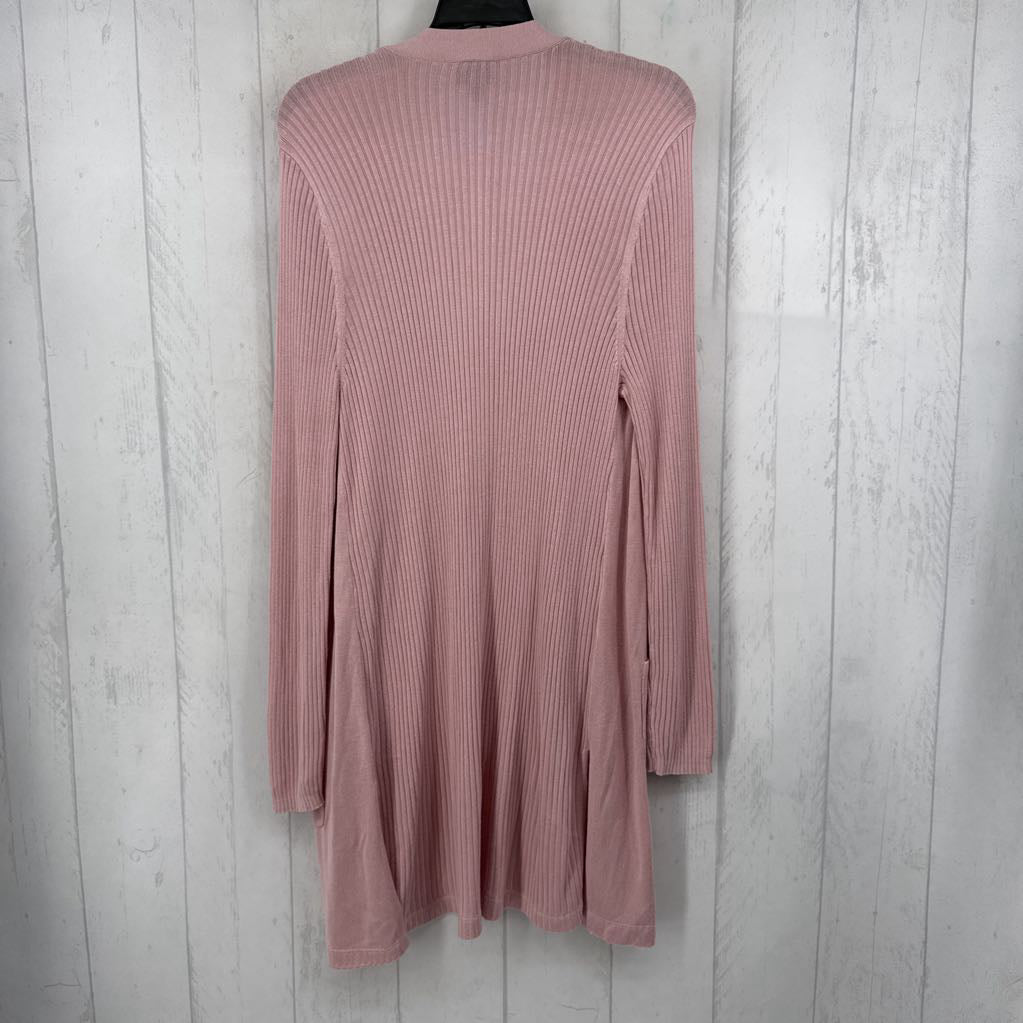 L ribbed cardi