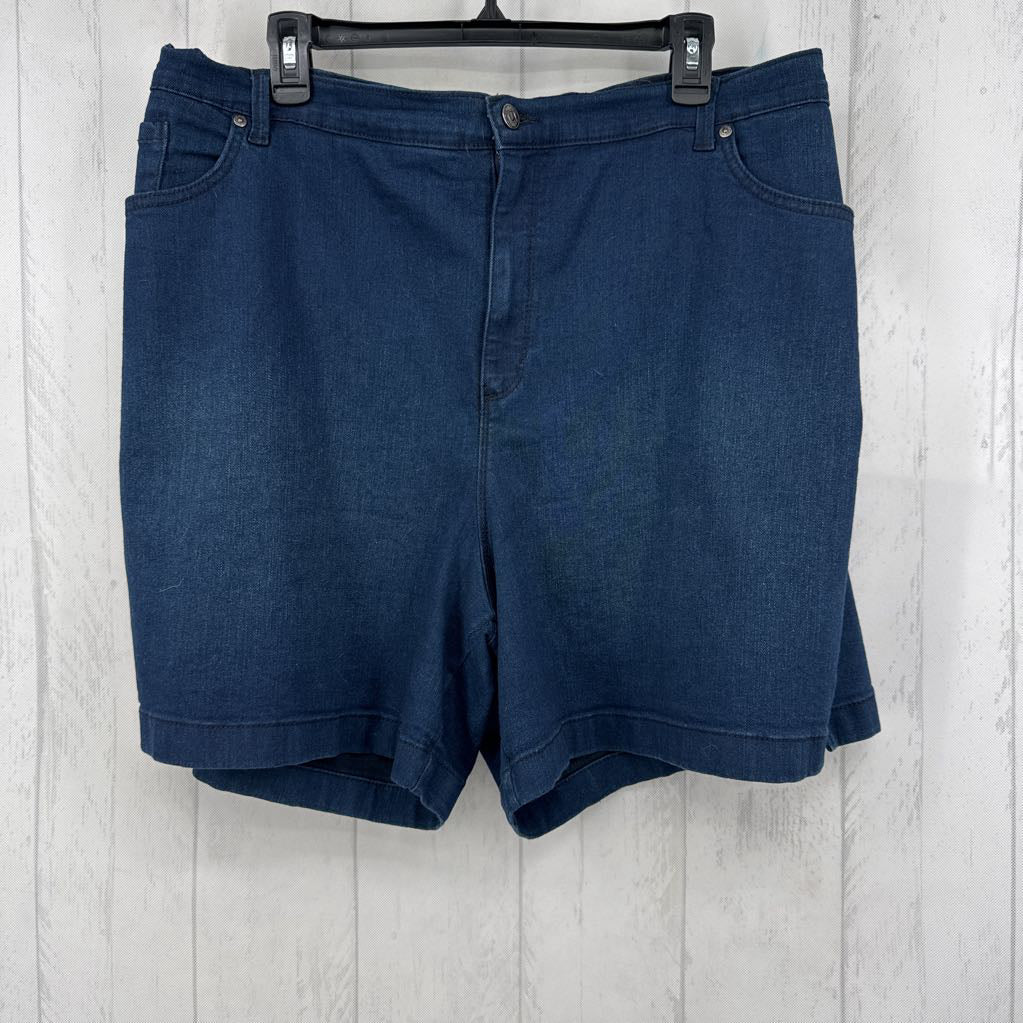 24 stretch denim shorts