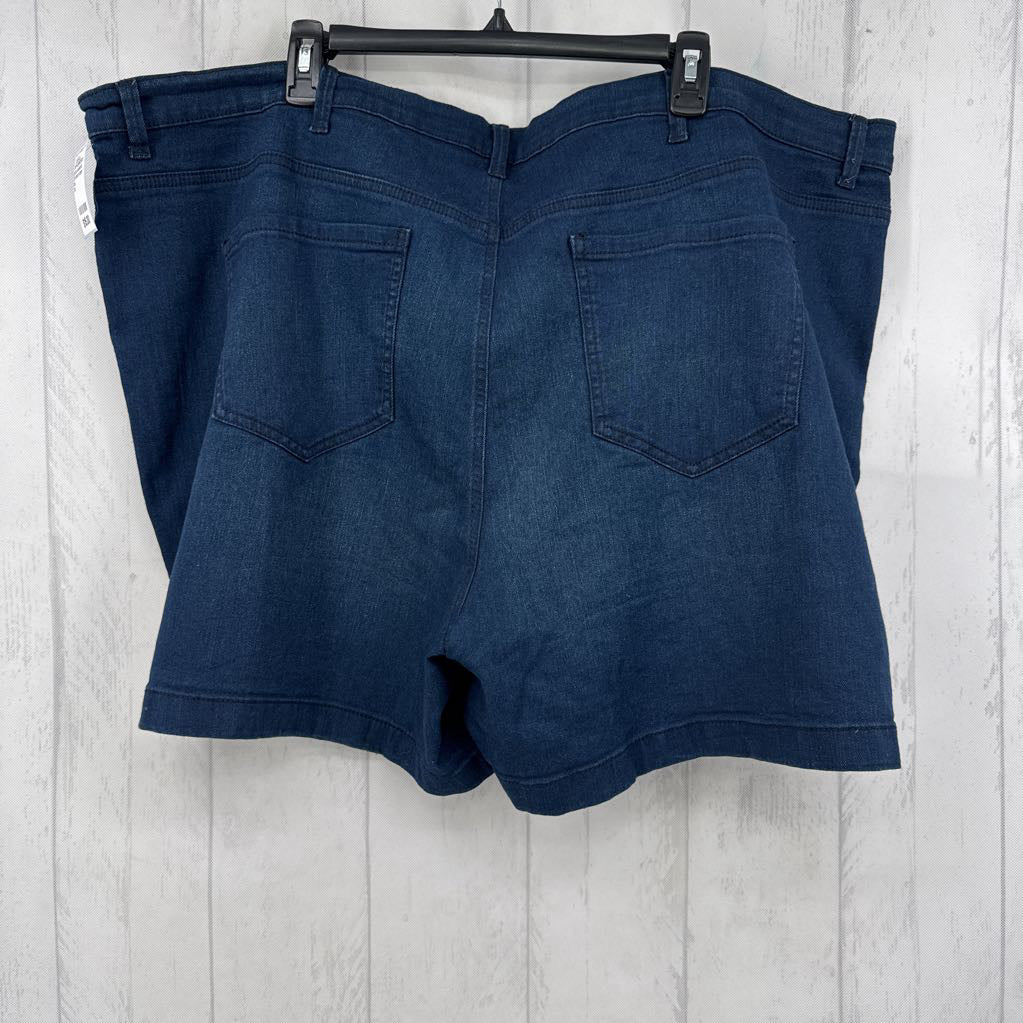 24 stretch denim shorts
