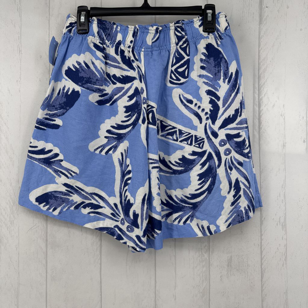 L pull-on printed shorts