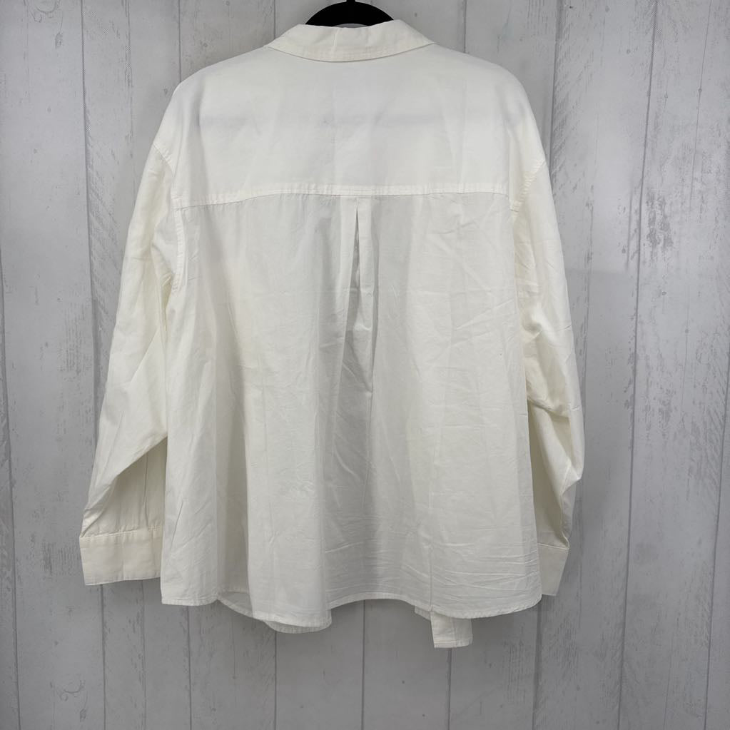 2X button down l/s top