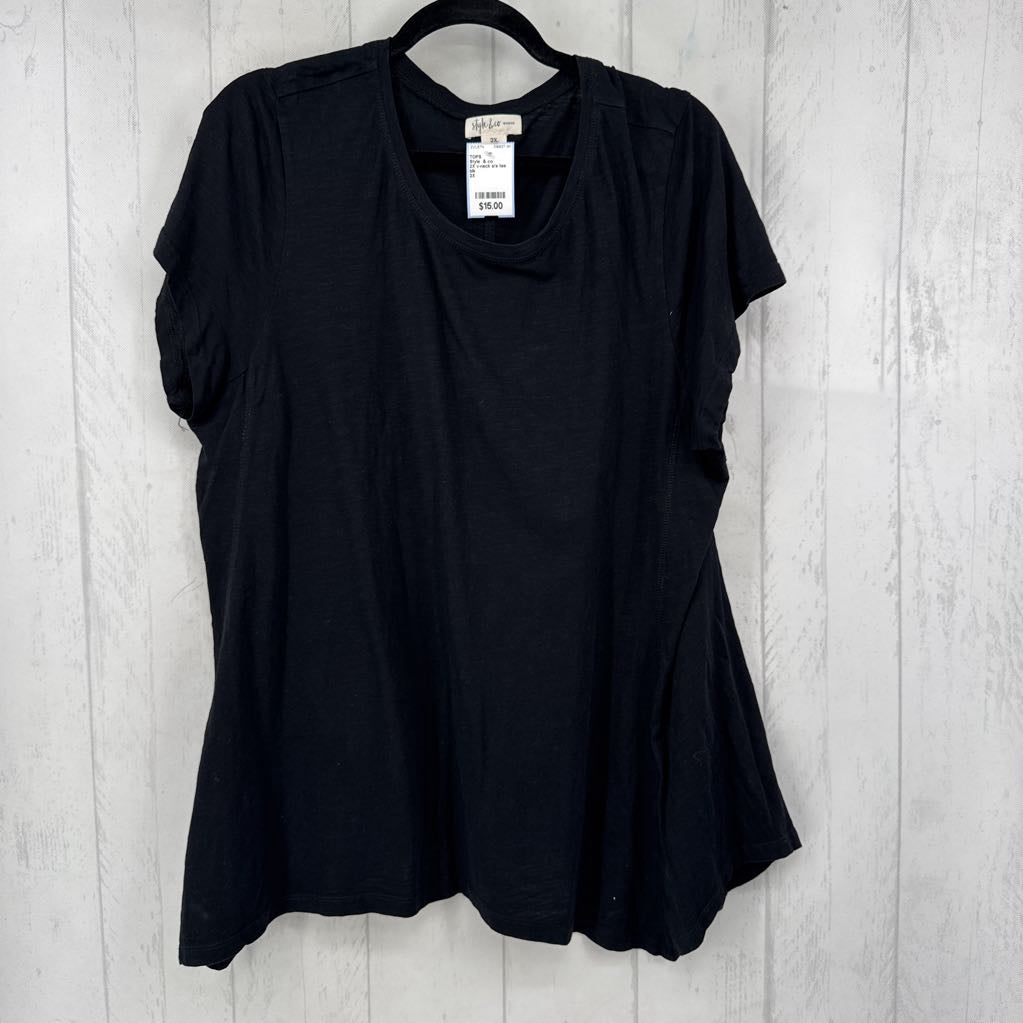 2X v-neck s/s tee
