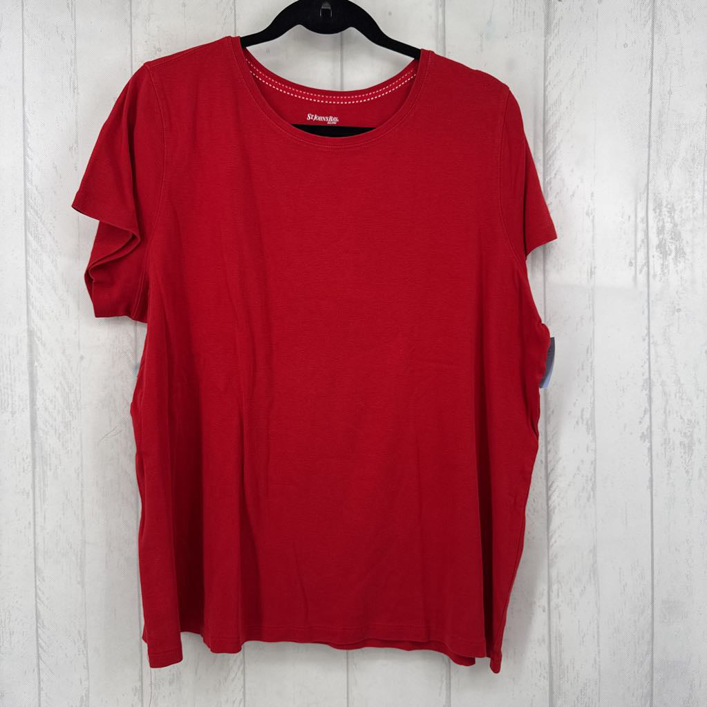 2X round neck s/s tee