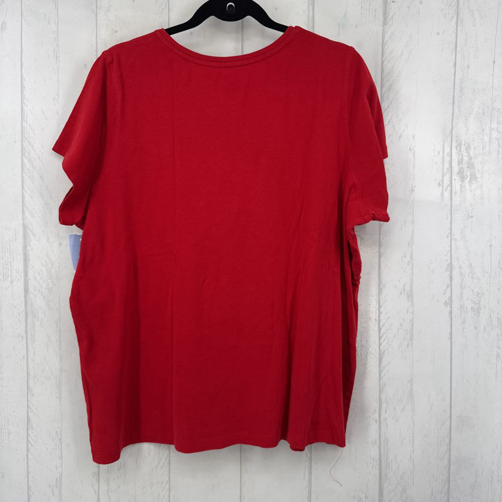 2X round neck s/s tee