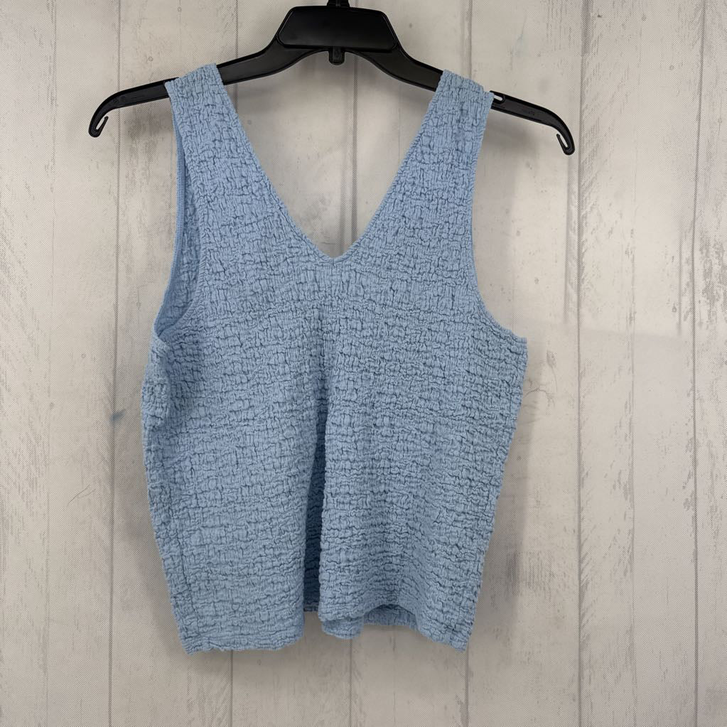 XXL textured v-neck tank