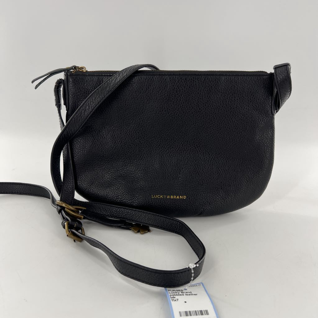 pebbled leather crossbody