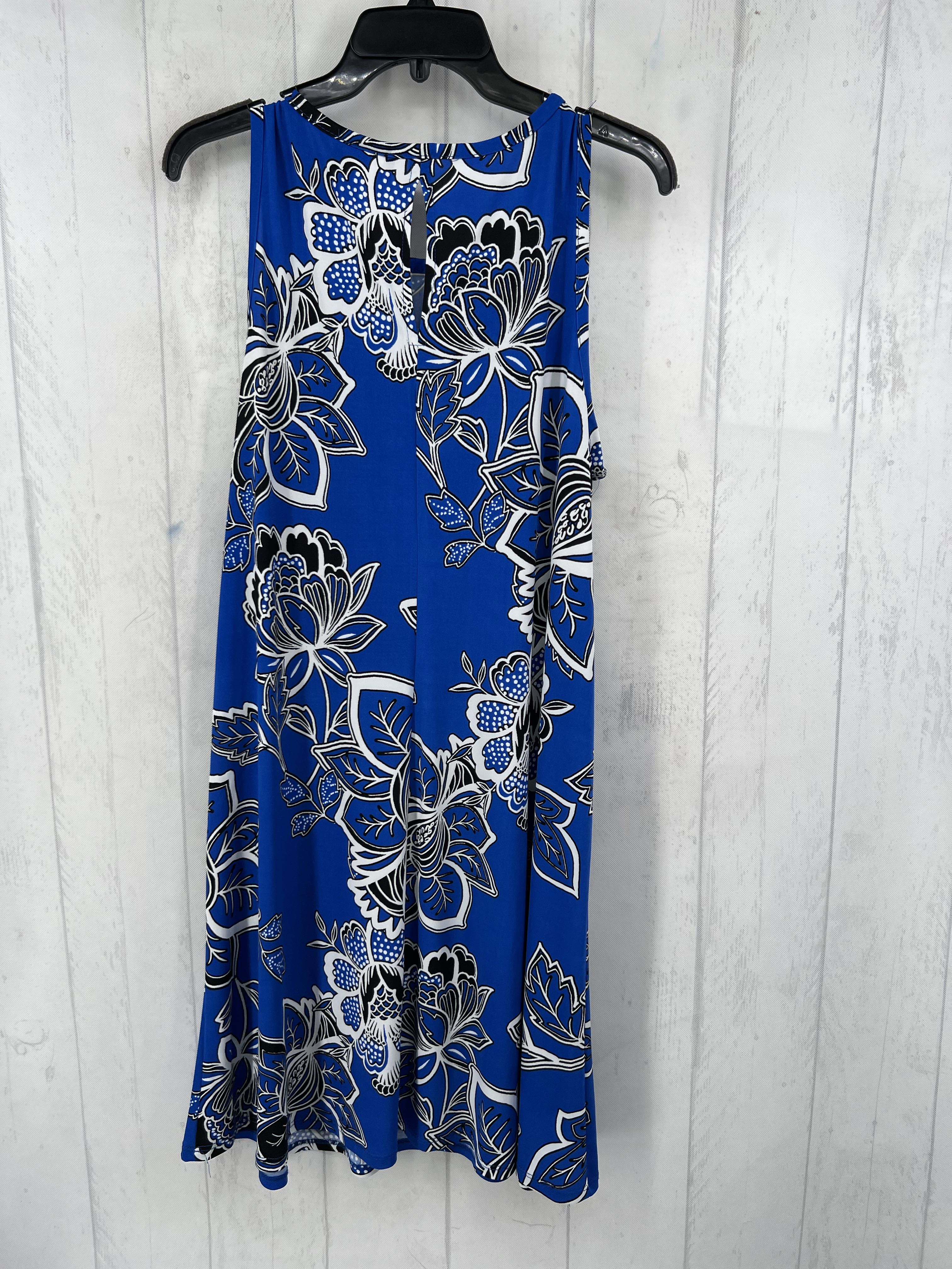 L flo print slvls dress