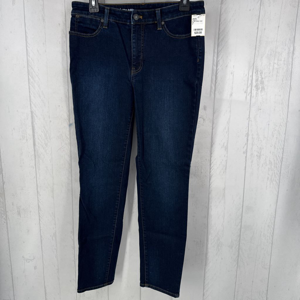 6 slim ankle jean