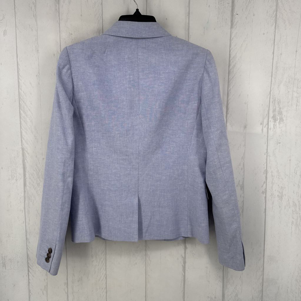 6 linen blend blazer