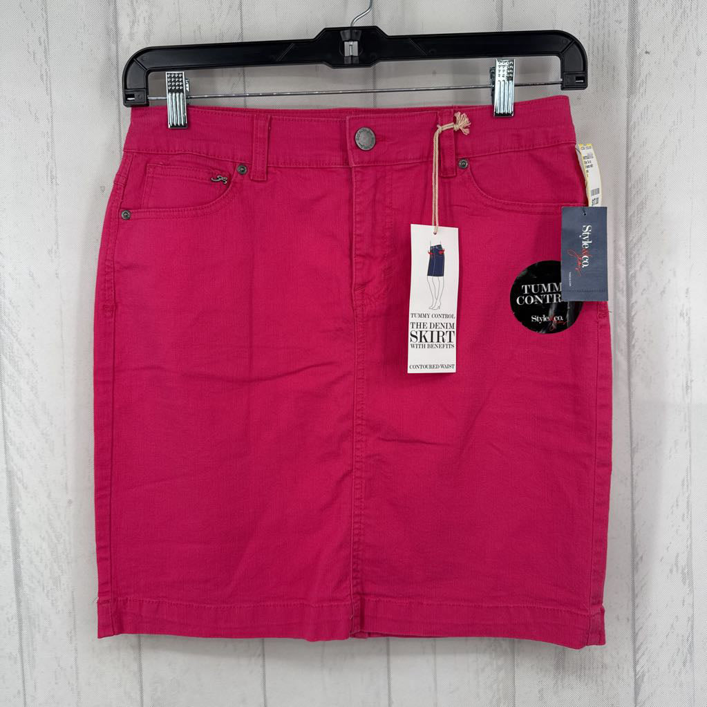 8 denim skirt