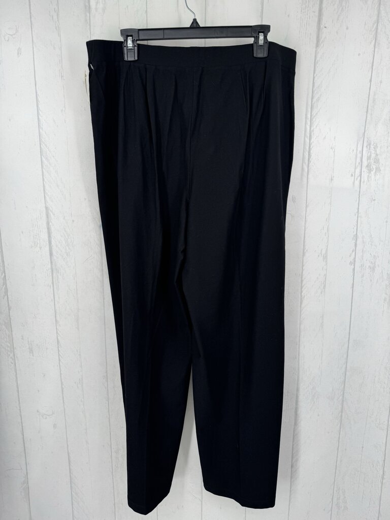 1X pull-on wide leg pant