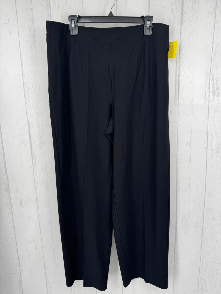 1X pull-on wide leg pant