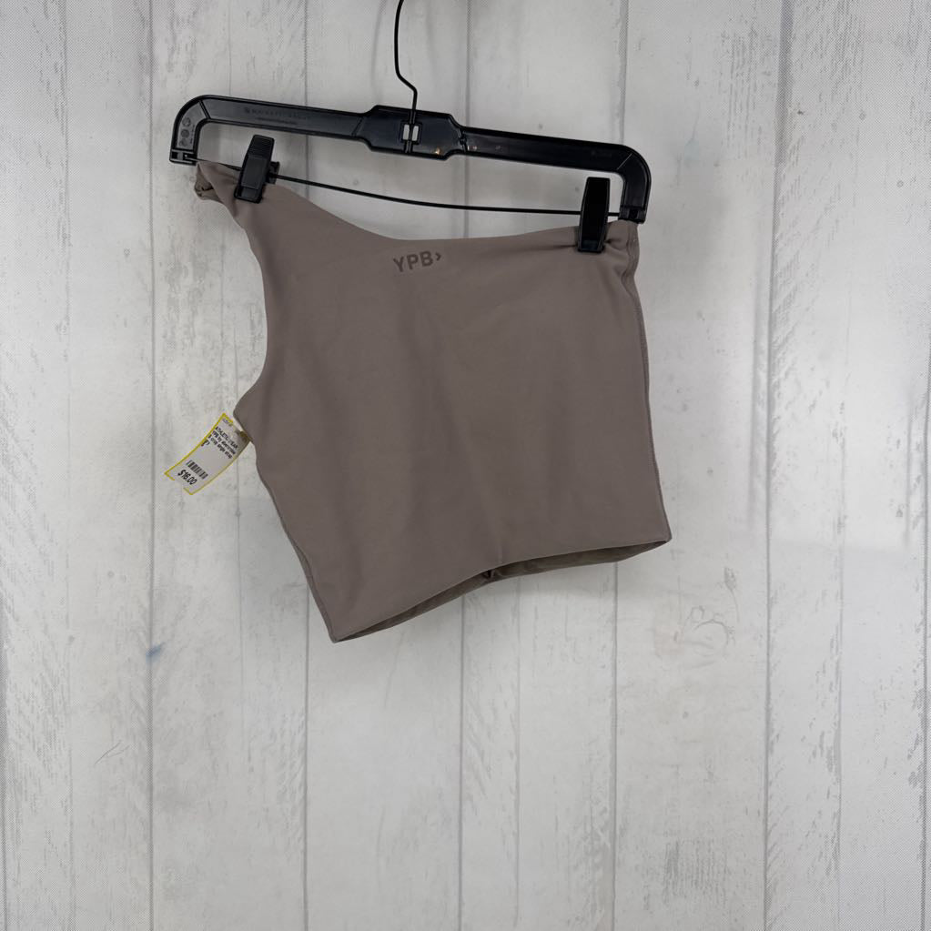 S crop single strap tank