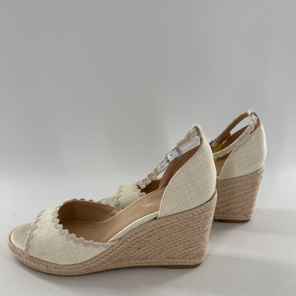 9.5 ankle strap espadrille wedge sandal