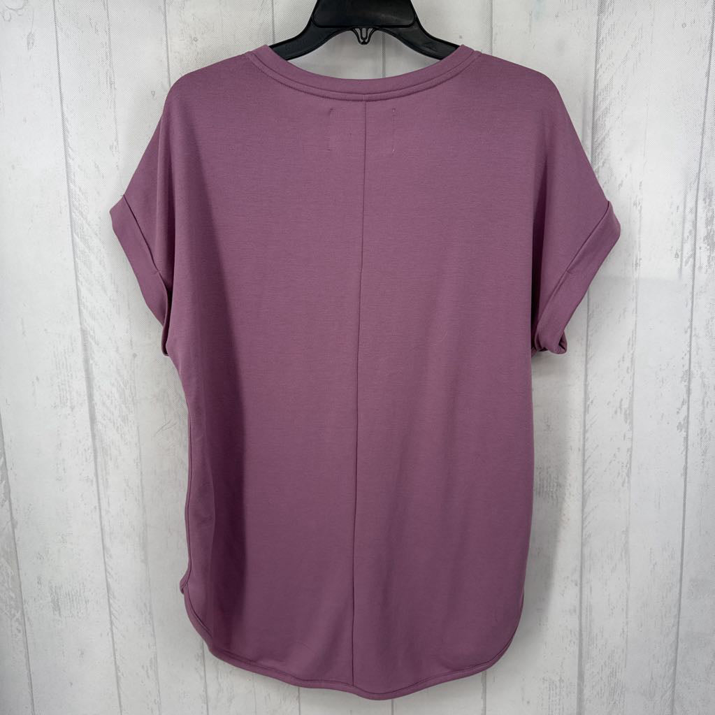 L split neck s/s top