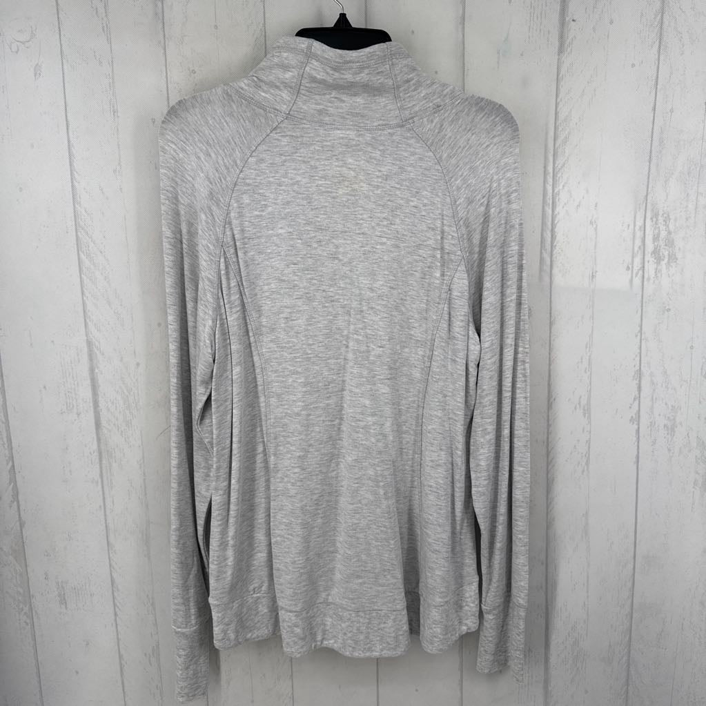 L marled l/s pullover