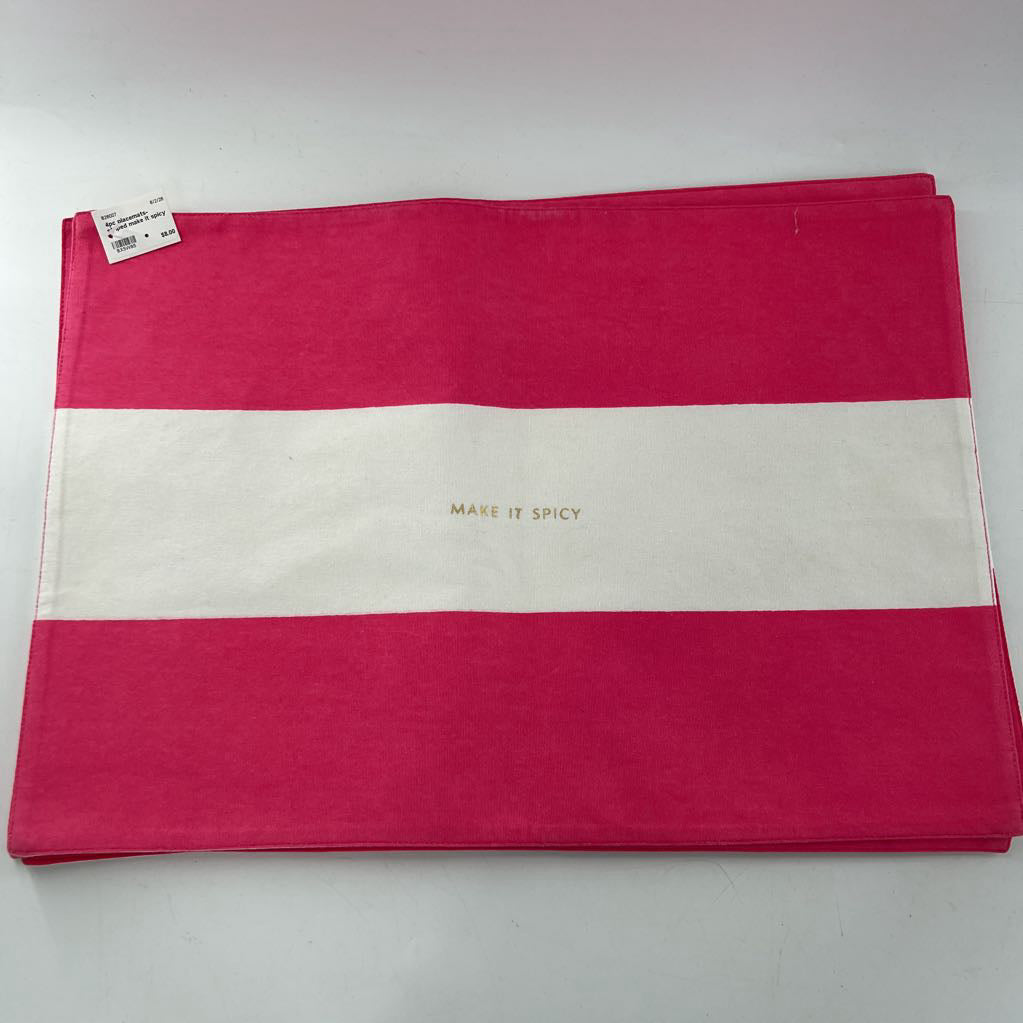 4pc placemats-striped make it spicy