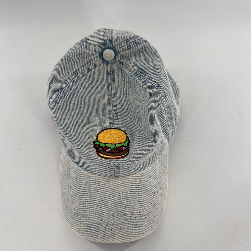 denim hamburger ballcap