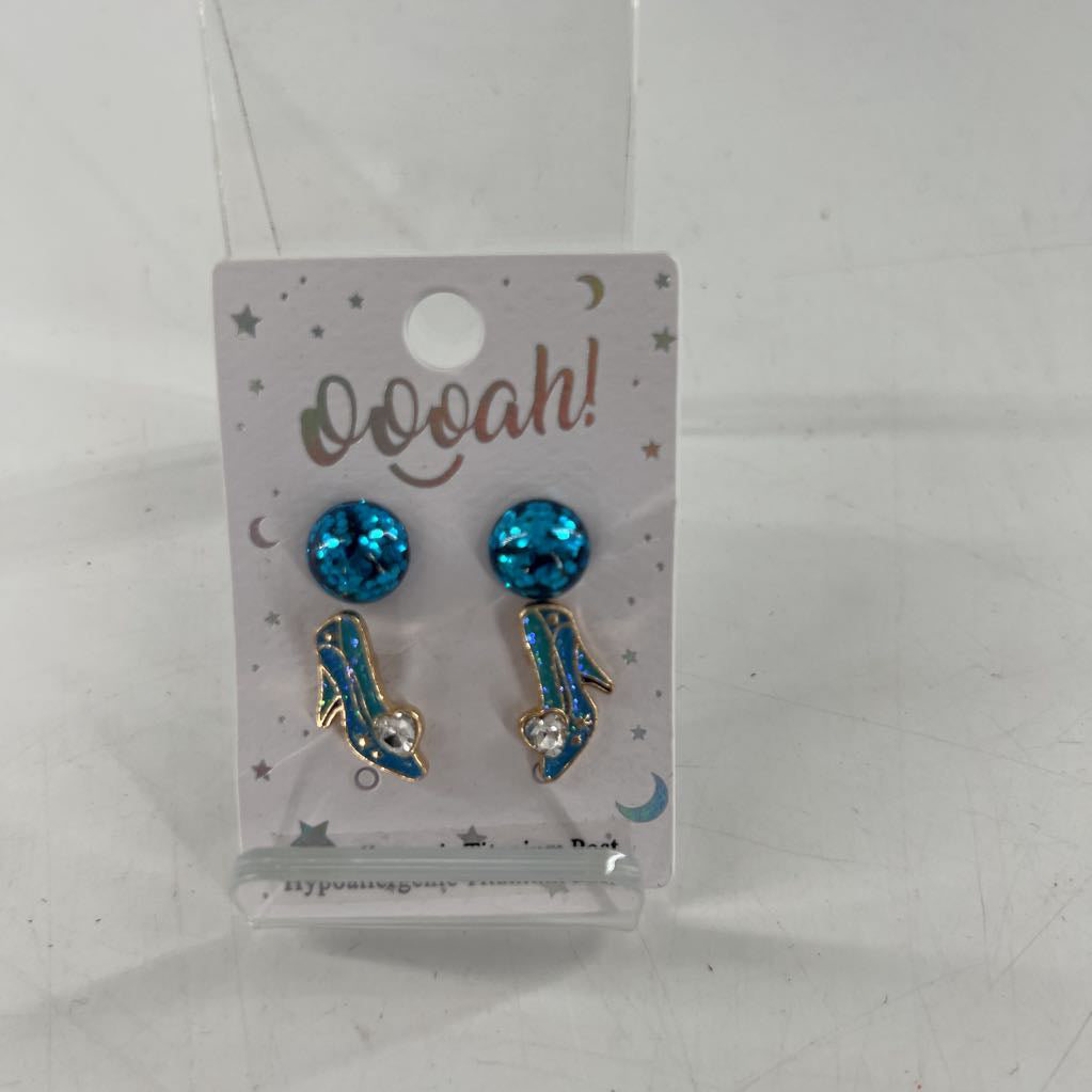 cinderella slippers earrings