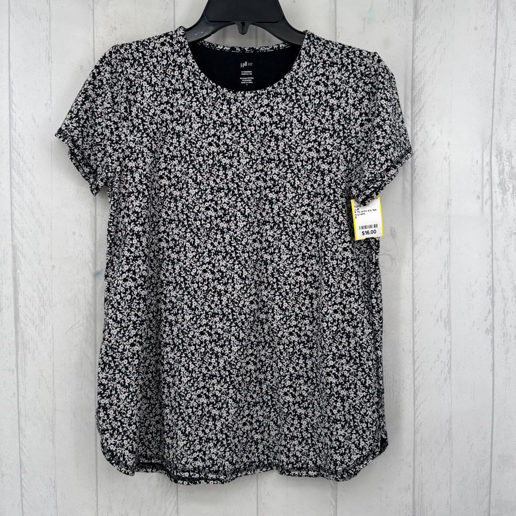 S flo print s/s tee