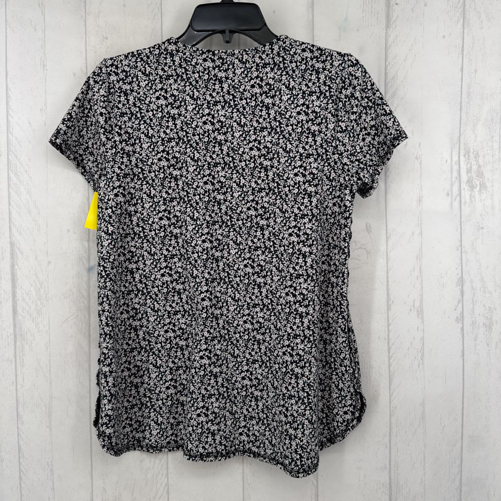 S flo print s/s tee