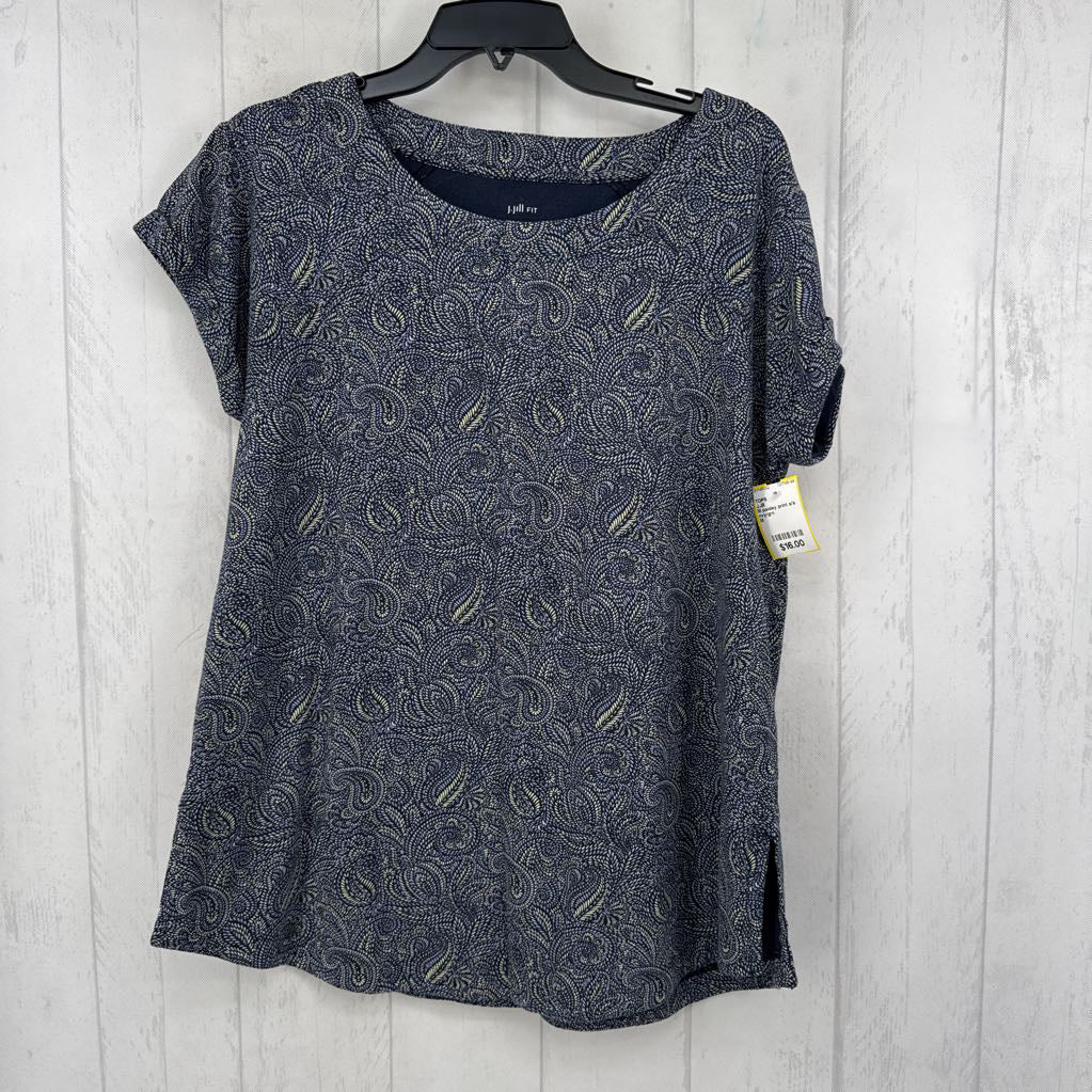 M paisley print s/s tee