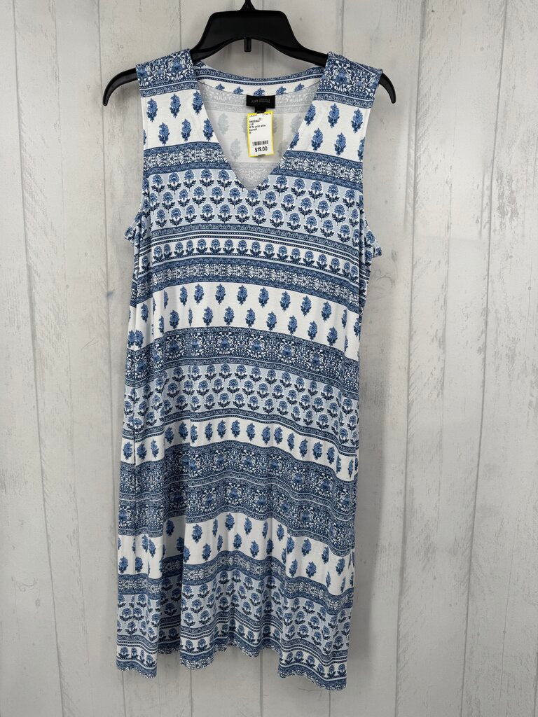 M flo print slvls dress