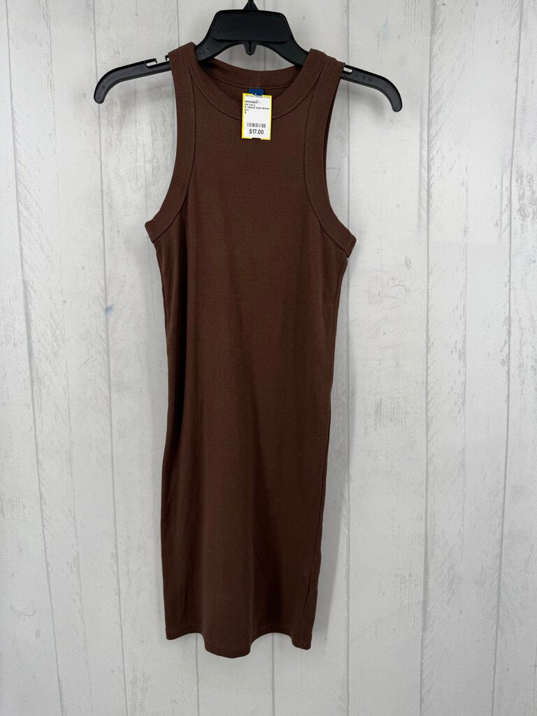 S ribbed tank-dress