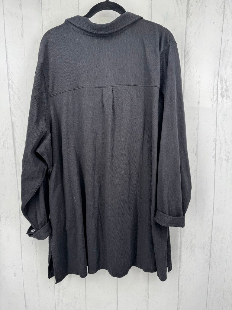 3X button down l/s top