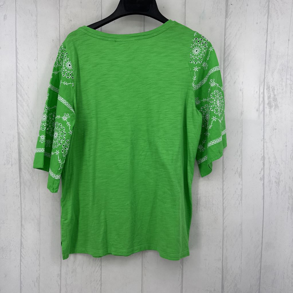 M eyelet slv tee