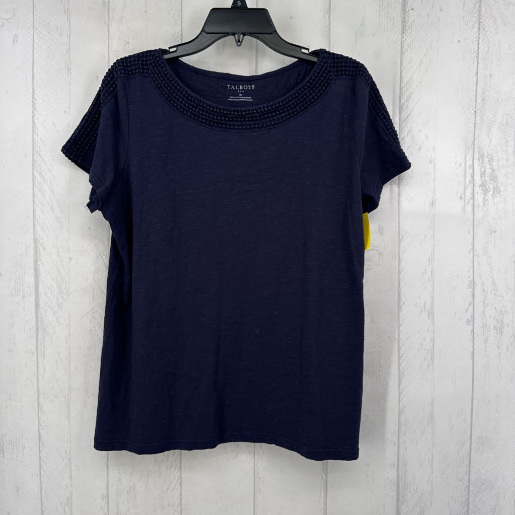 M crochet trim s./s top