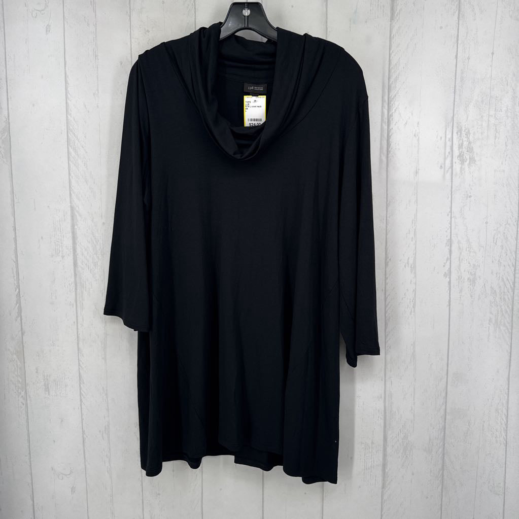 R79 L cowl neck 3/4 slv top