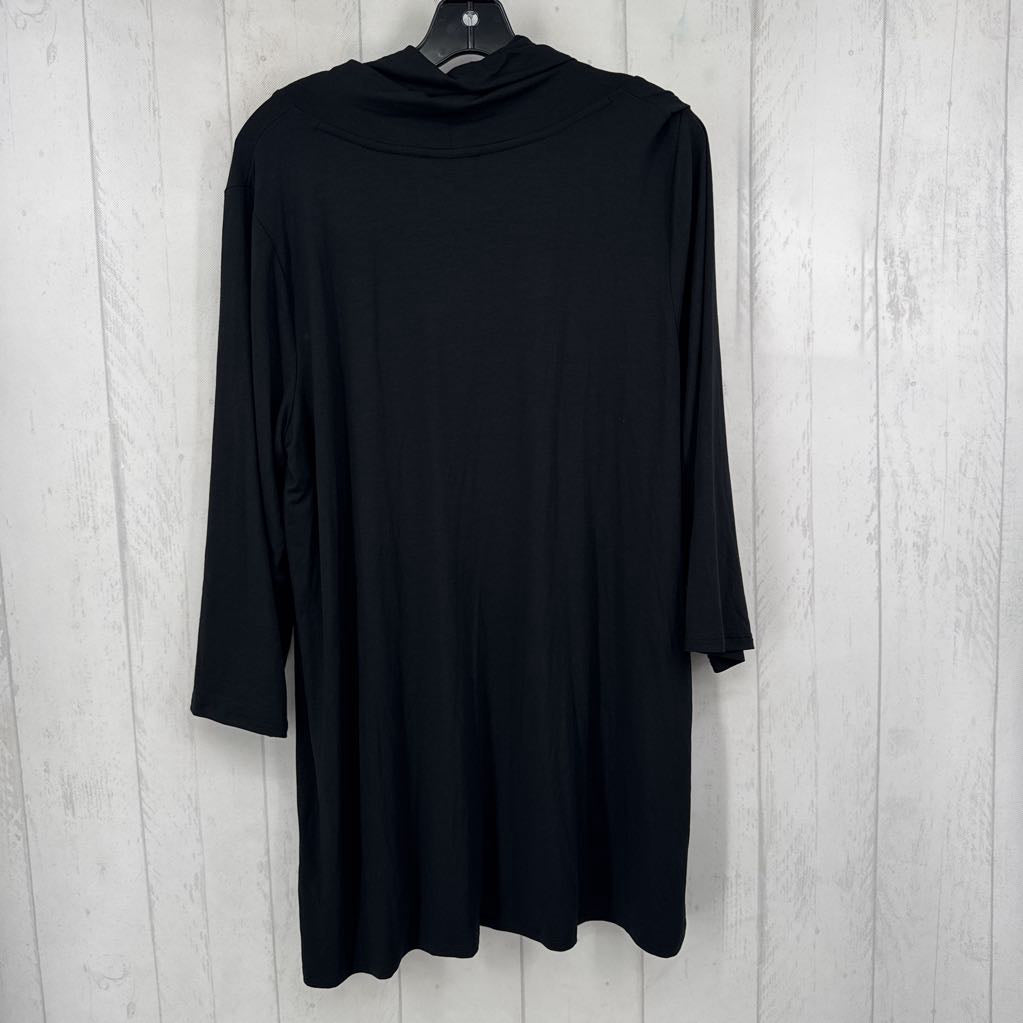 R79 L cowl neck 3/4 slv top