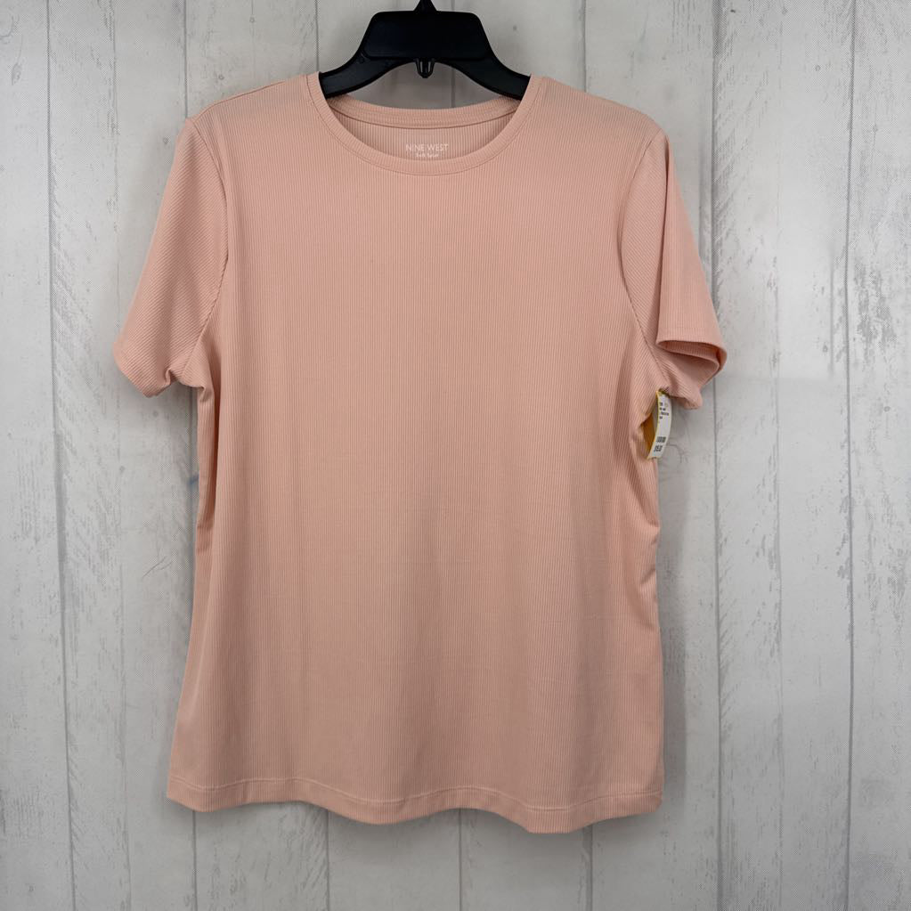 L ribbed s/s tee